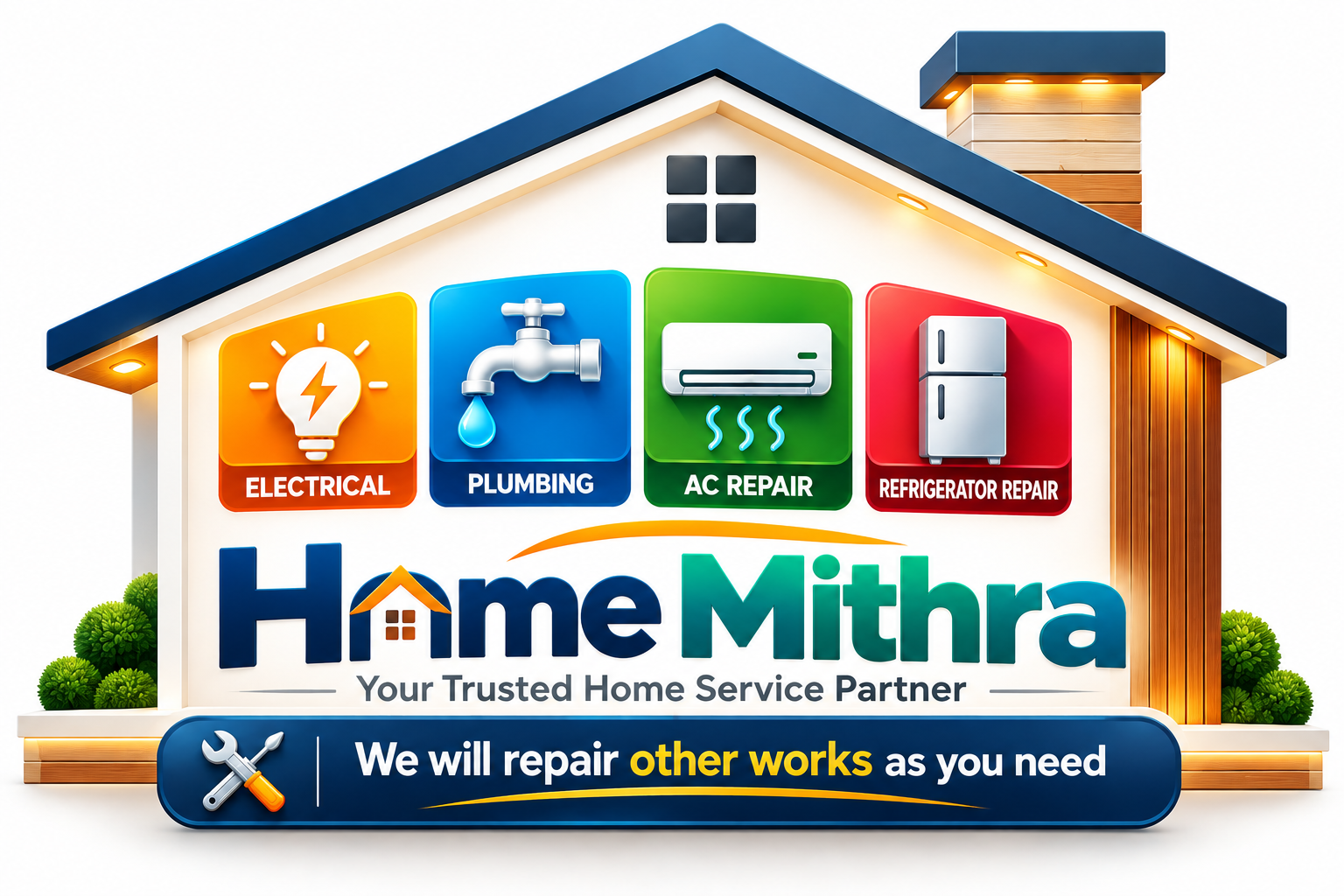 Home Mithra — Your Trusted Home Service Partner. Electrical, plumbing, AC repair, refrigerator repair and other home services.